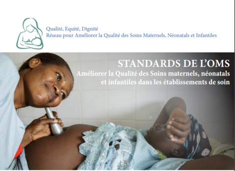 Standards de l'OMS: améliorer la qualité des soins maternels, néonatals et infantiles dans les établissements de soin 