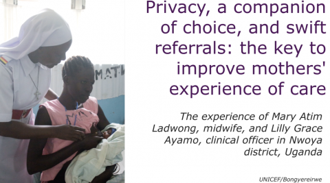 In Uganda: Listening to women to improve their experience of care