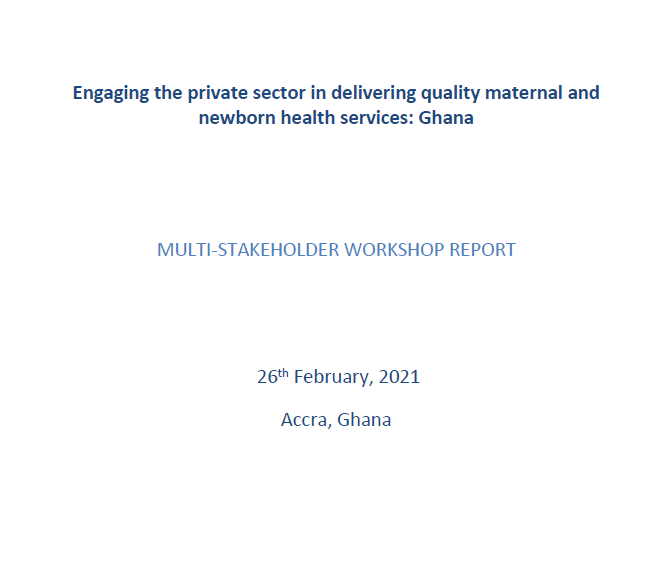 Ghana Multi-Stakeholder workshop report